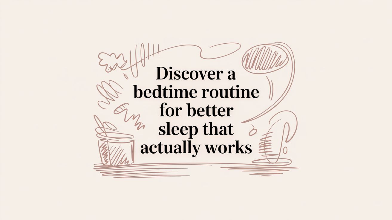 Discover a bedtime routine for better sleep that actually works