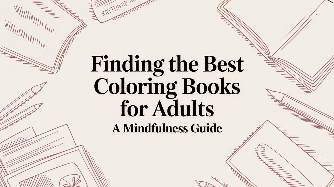 Finding the Best Coloring Books for Adults a Mindfulness Guide