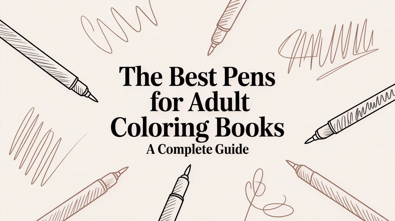 The Best Pens for Adult Coloring Books a Complete Guide