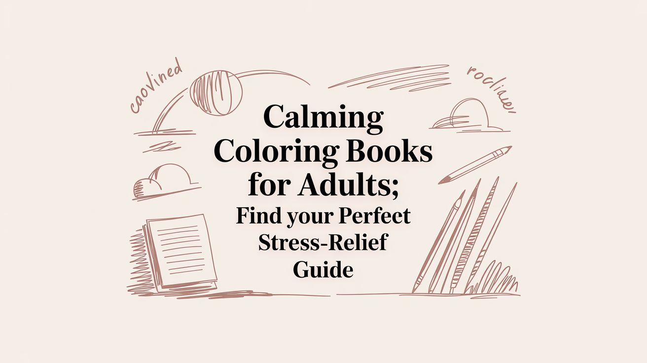 Calming Coloring Books for Adults: Find Your Perfect Stress-Relief Guide