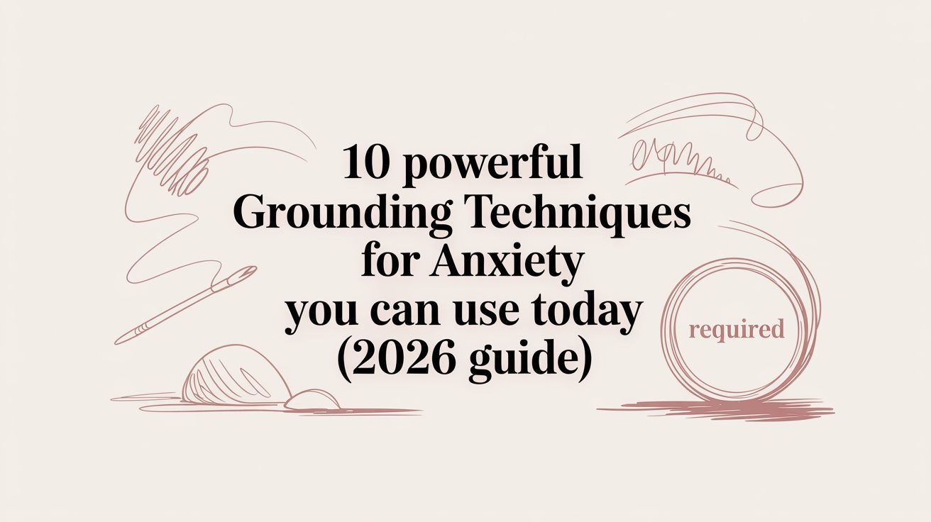 10 Powerful Grounding Techniques for Anxiety You Can Use Today (2026 Guide)