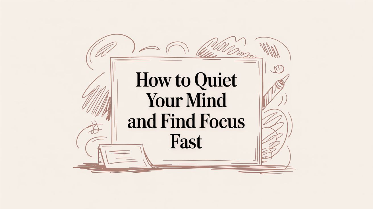 How to Quiet Your Mind and Find Focus Fast