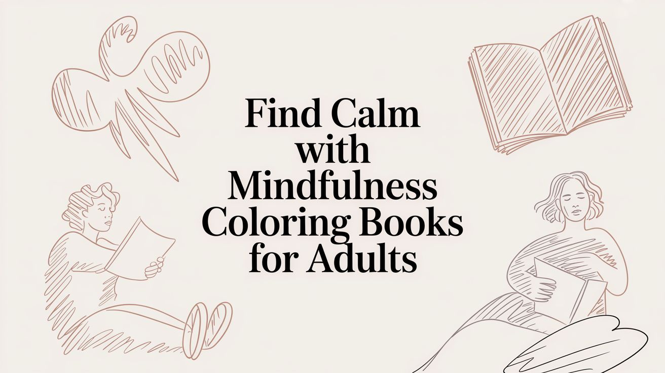 Find Calm with Mindfulness Coloring Books for Adults