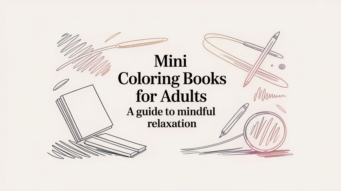Mini Coloring Books for Adults: A Guide to Mindful Relaxation