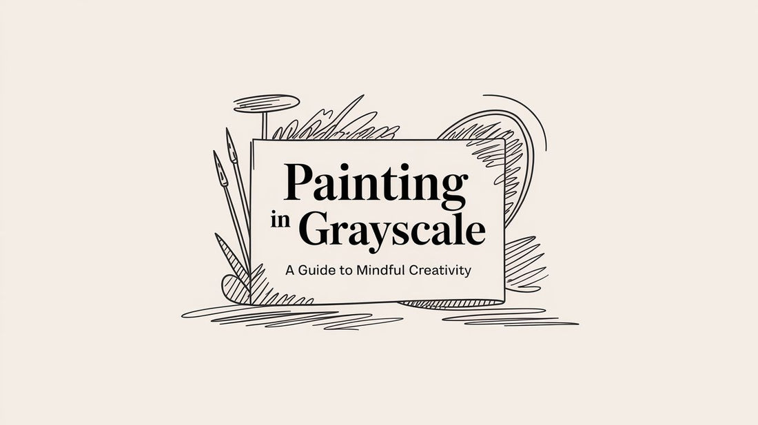 Painting in Grayscale A Guide to Mindful Creativity