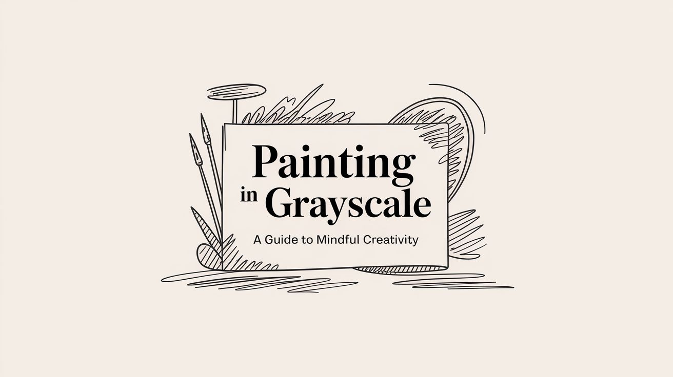 Painting in Grayscale A Guide to Mindful Creativity