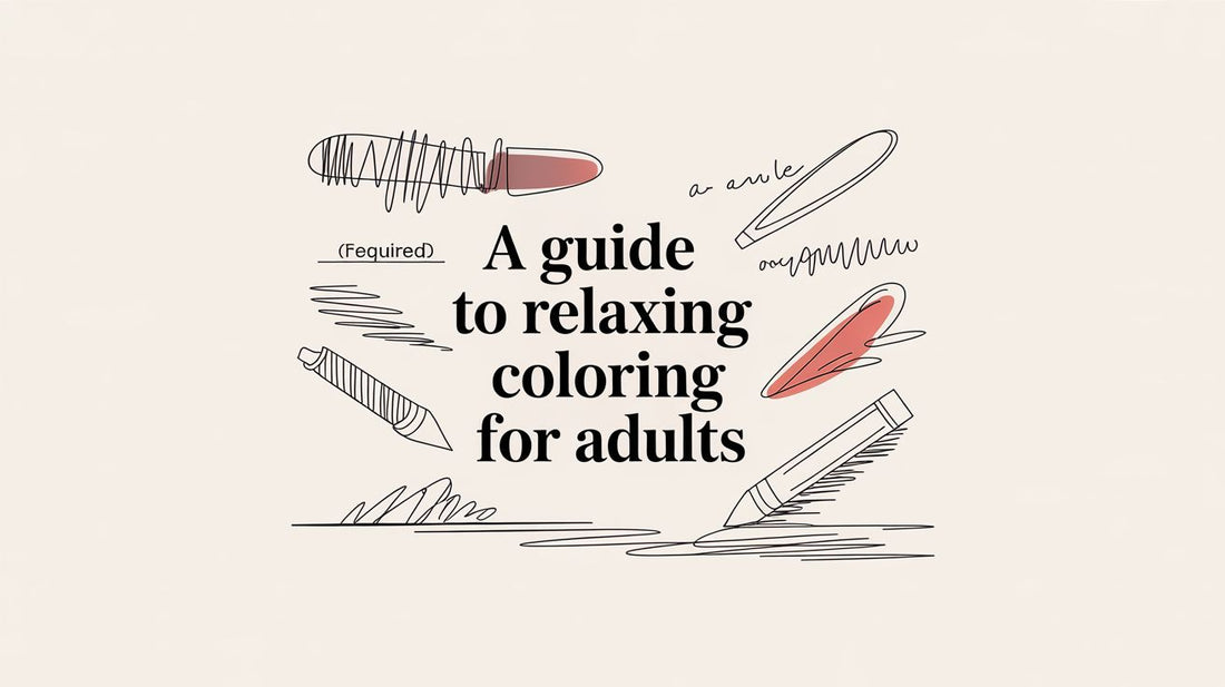 A Guide to Relaxing Coloring for Adults
