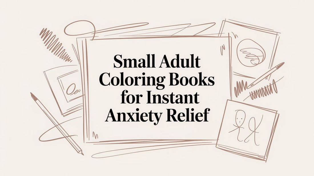 Small Adult Coloring Books for Instant Anxiety Relief