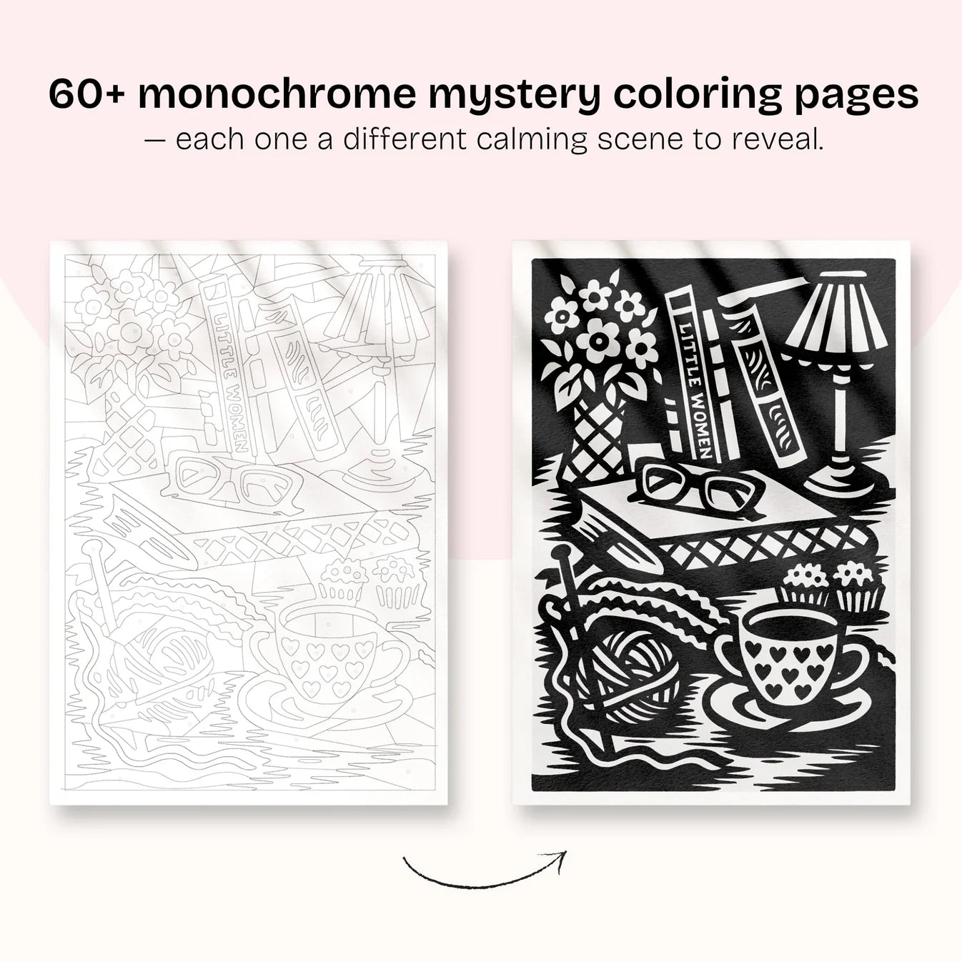 Monochrome Coloring Book - The Original