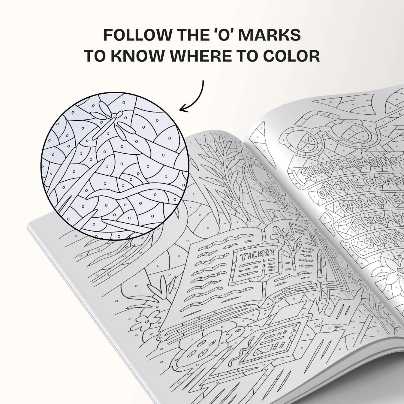 Monochrome Coloring Book - The Original