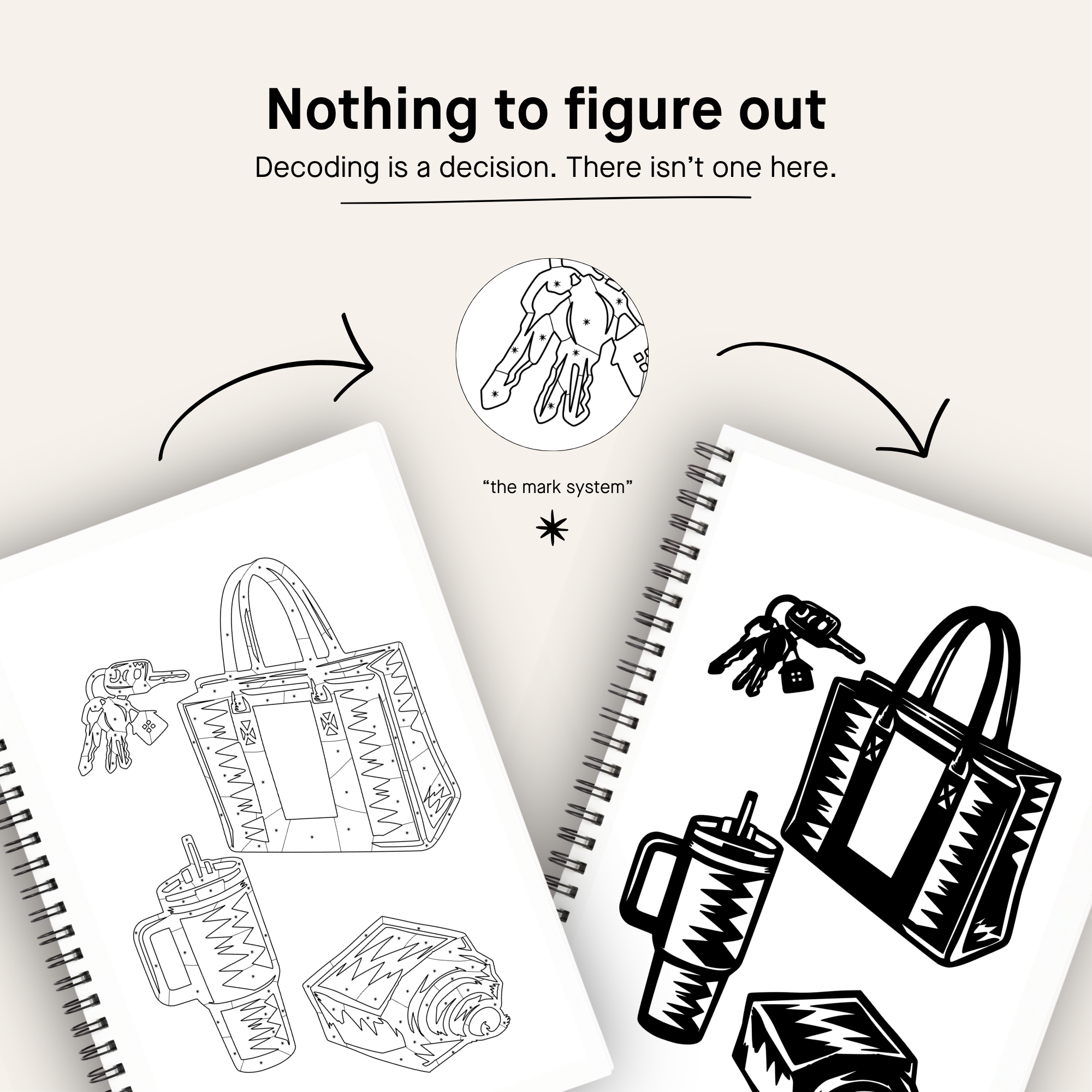 One color coloring book for adults, bold single-color pages by Mono Moment.
Book 2 - New Chapter Edition