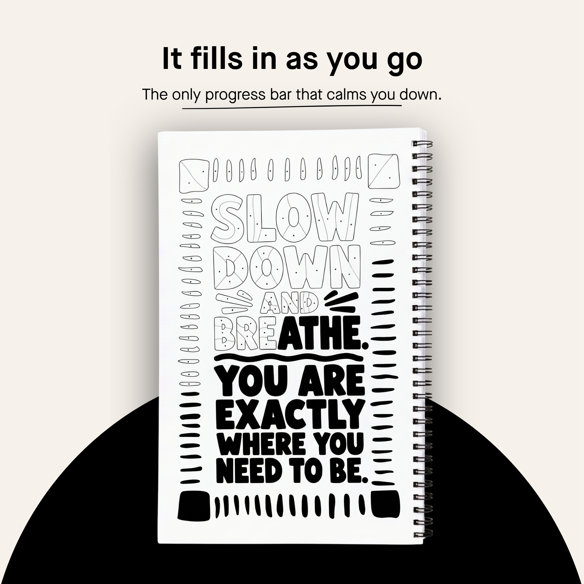 Monochrome Coloring Book - Original Edition