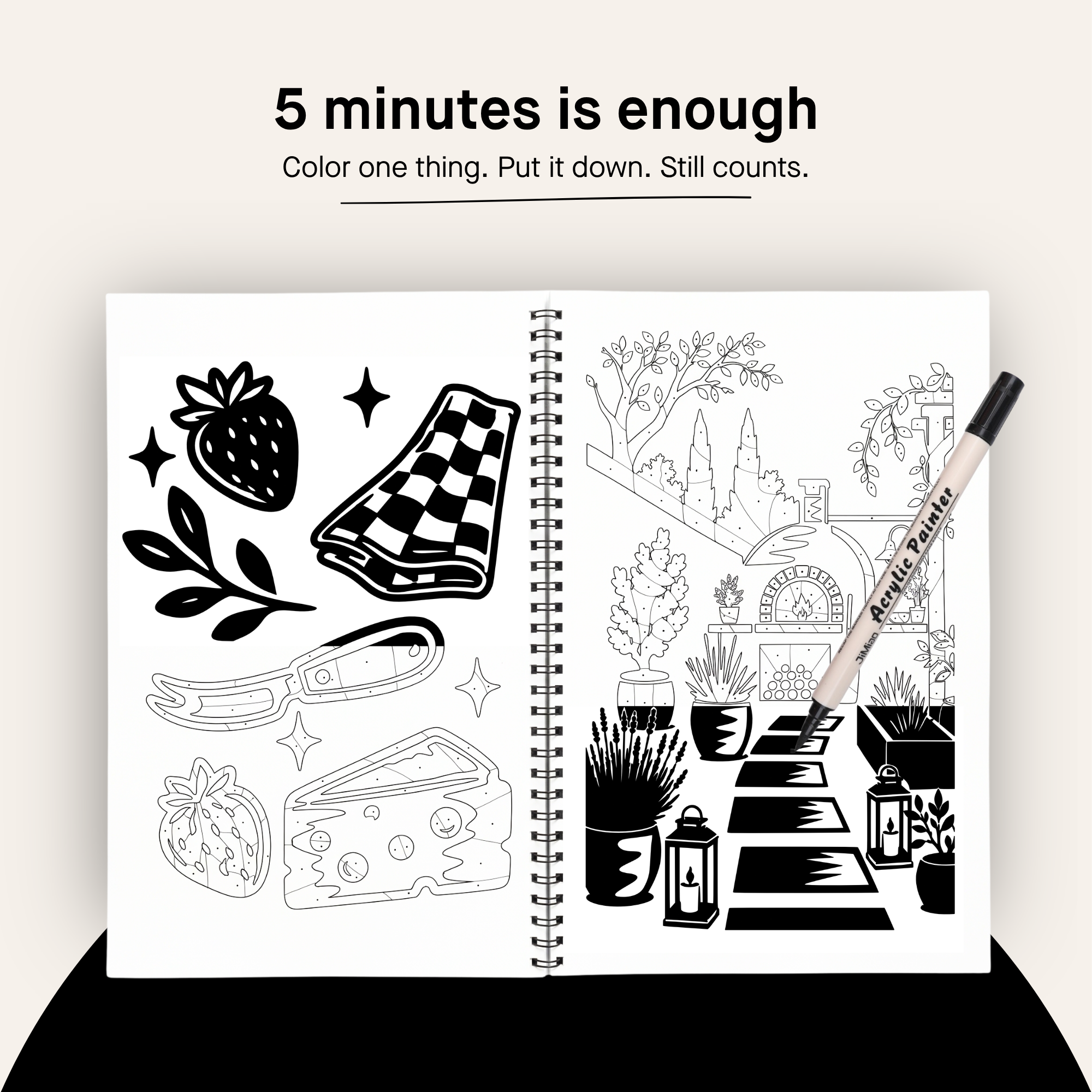 One Color Coloring Book - Original Edition
