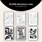 Monochrome one color coloring book, spiral-bound original edition