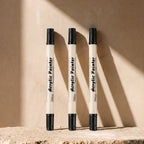 3 pens · 6 tips · one black water-based ink
Brush tip + fine tip on every pen
Tested on the 160gsm interior paper of Mono Moment One Color Coloring Book