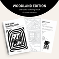 One Color Coloring Book - Woodland Edition®