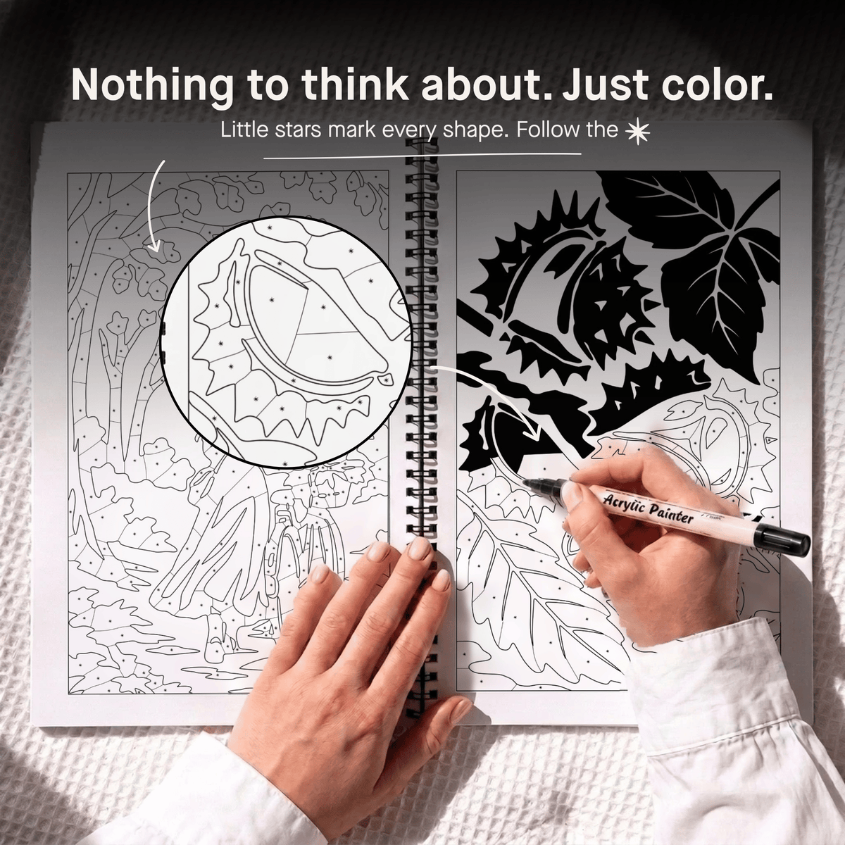 One Color Coloring Book - Woodland Edition®