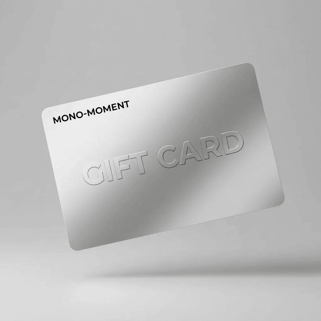 Mono moment gift card