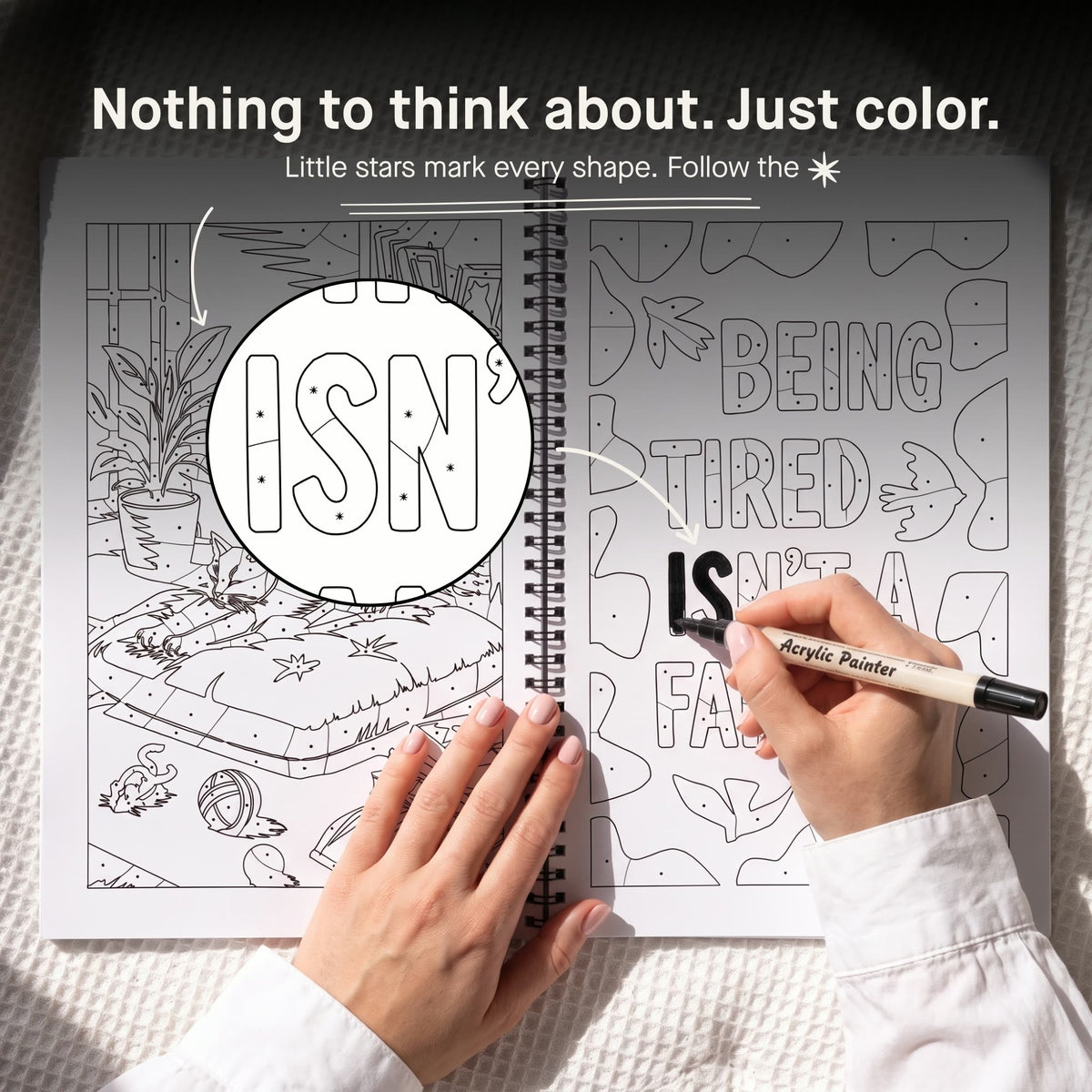 One Color Coloring Book - New Chapter Edition®