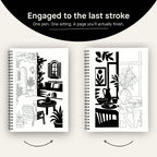 One Color Coloring Book for Adults – Original Edition by Mono Moment