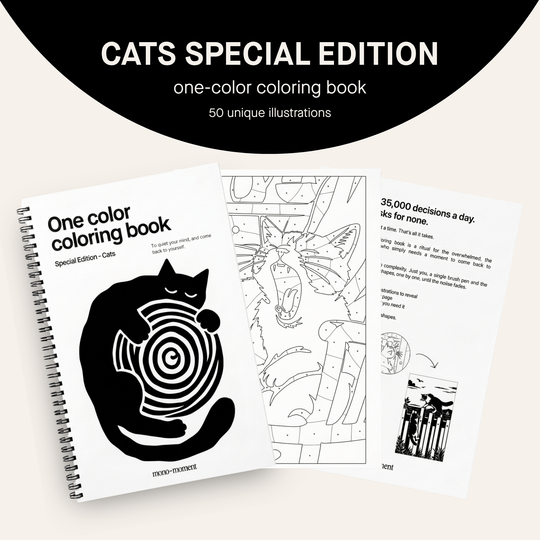 One Color Coloring Book - Cats Special Edition®