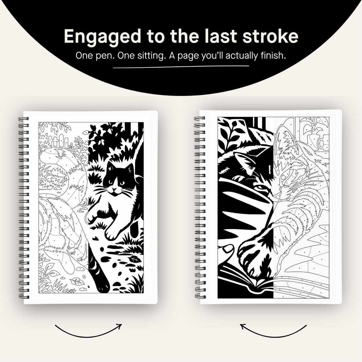 One Color Coloring Book - Cats Special Edition®