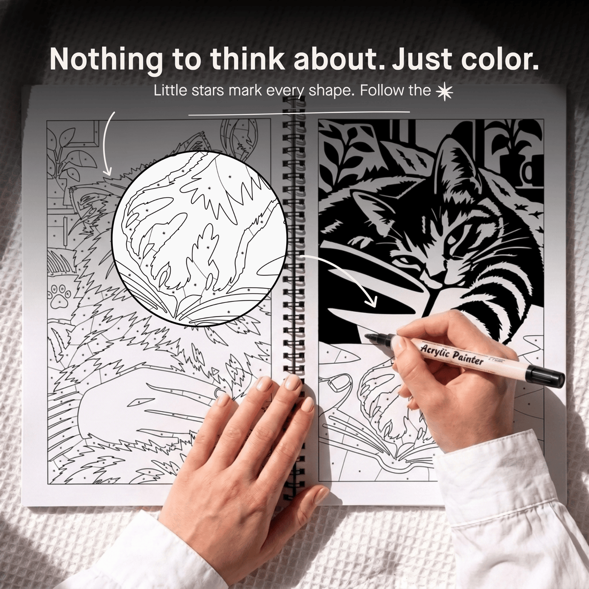 One Color Coloring Book - Cats Special Edition®
