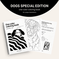 One Color Coloring Book - Dogs Special Edition®
