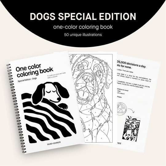 One Color Coloring Book - Dogs Special Edition®