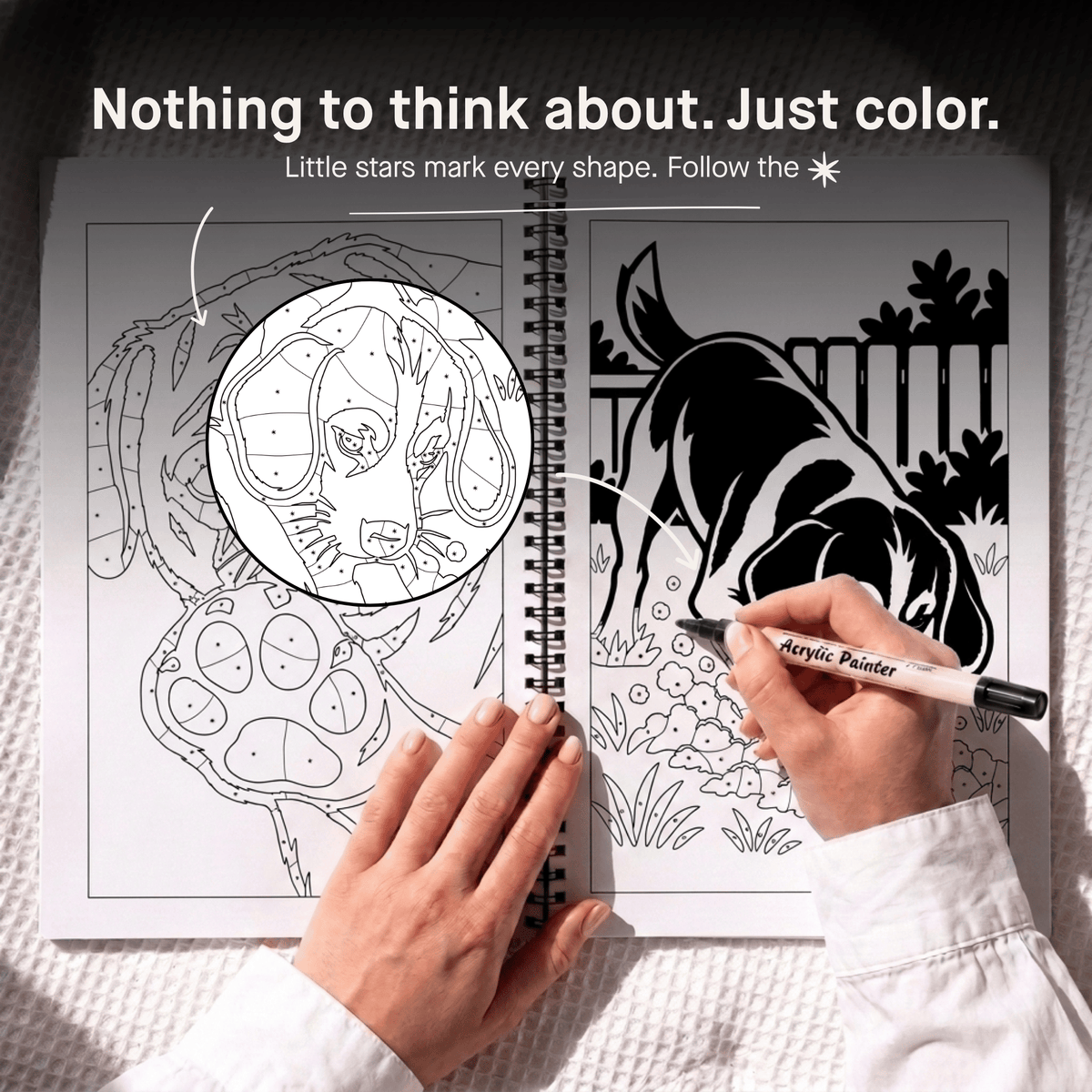 One Color Coloring Book - Dogs Special Edition®