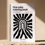 One Color Coloring Book for Adults, Monochrome New Chapter Edition by Mono Moment