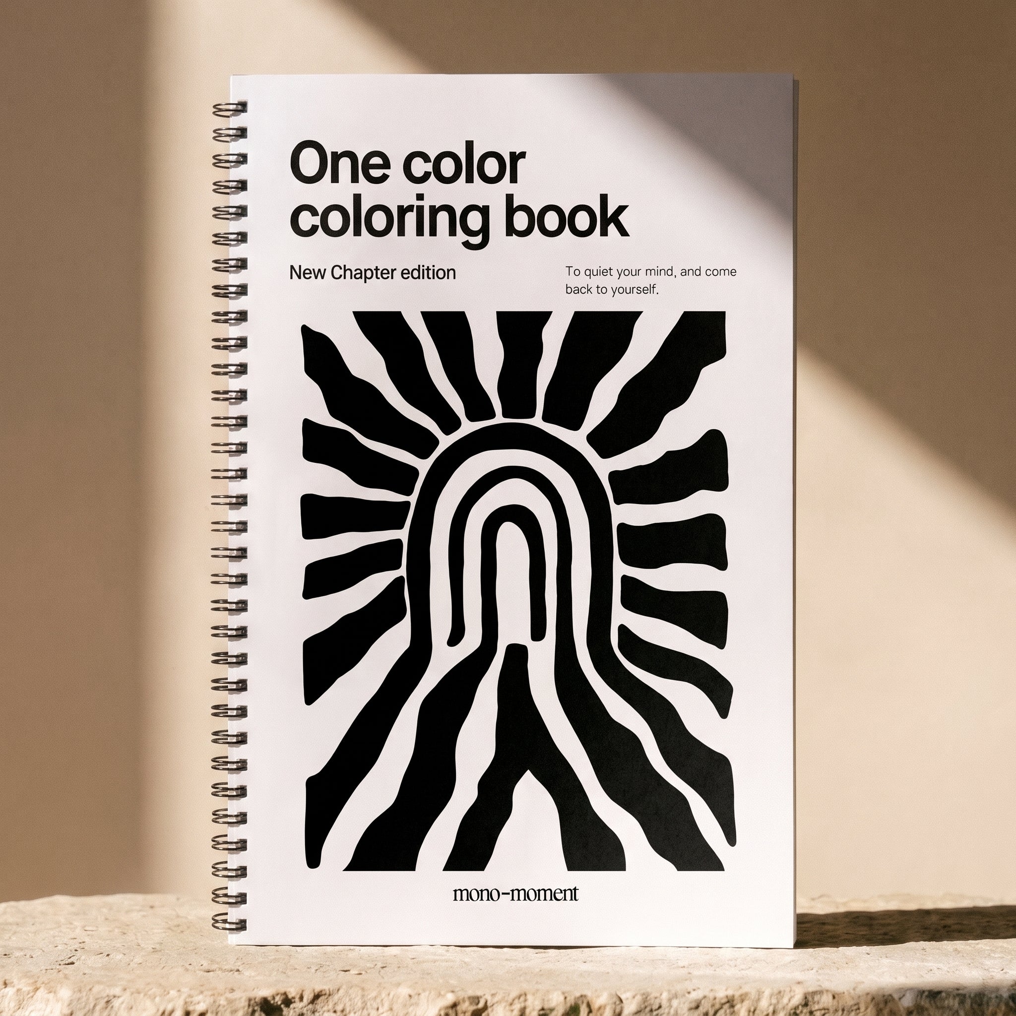 One Color Coloring Book for Adults, Monochrome New Chapter Edition by Mono Moment